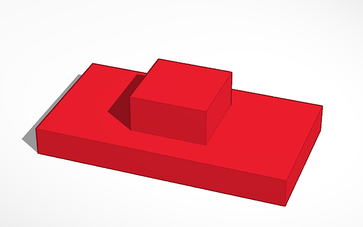 3D design switch button - Tinkercad