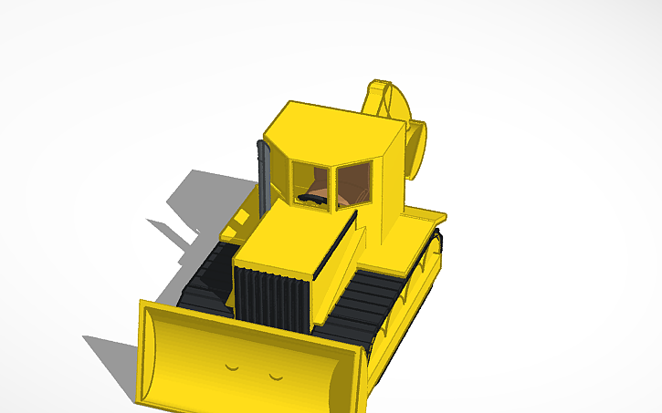 3D design Bulldozer - Tinkercad