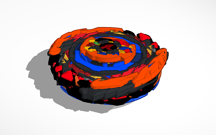 3D design The Ultimate Beyblade, Hyper Ragnatron!!! - Tinkercad