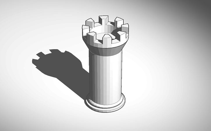 Solidworks Rook Design 3D design Rook - Tinkercad