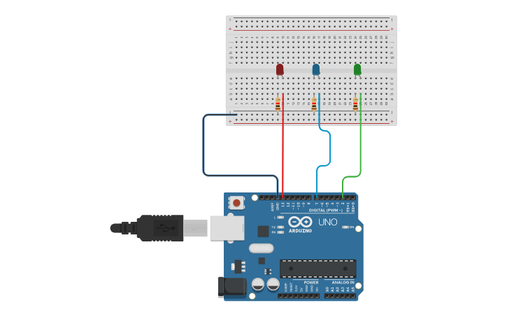 Led Module In Tinkercad Circuit design LED Light - Tinkercad