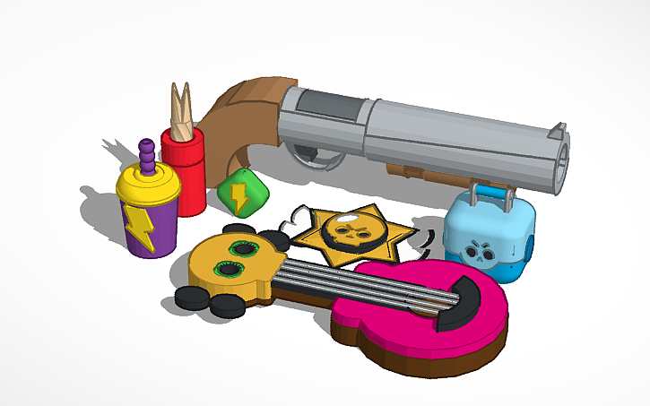 3D design Brawl Stars Stuff - Tinkercad