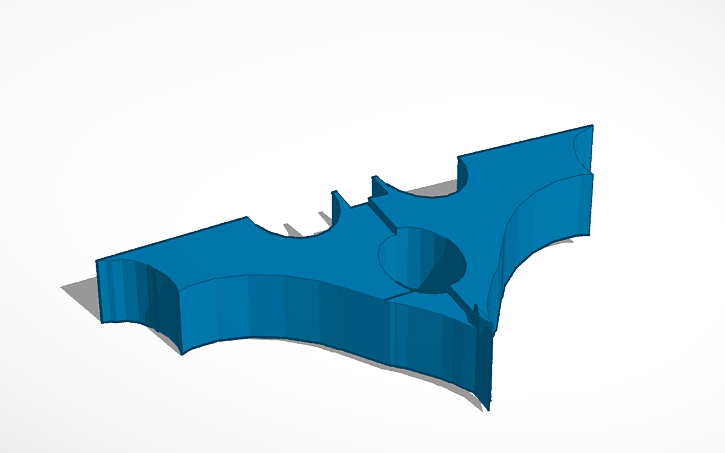 3D design Baterang - Tinkercad