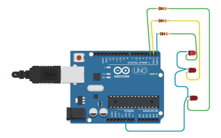 Circuit design arduio uno | Tinkercad