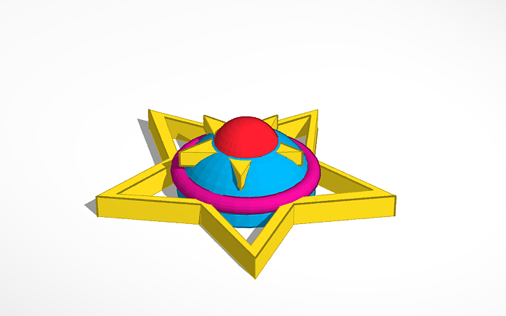 3D design star compact - Tinkercad