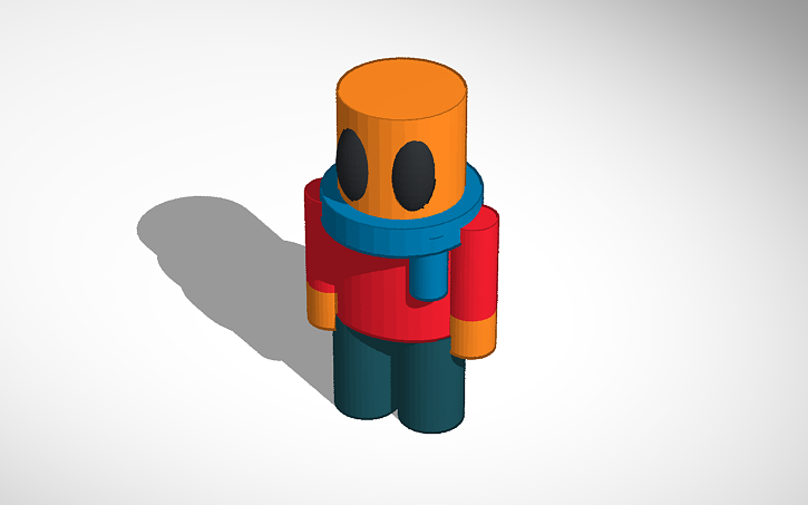 3D design Jim the Woodsman - Tinkercad
