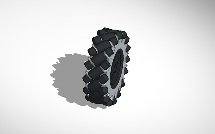 3D design Mecanum Wheels Rev - Tinkercad
