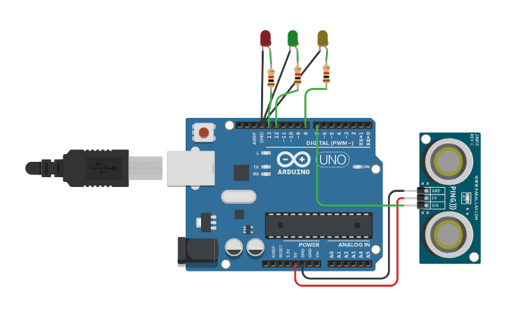 Circuit design Detector - Tinkercad