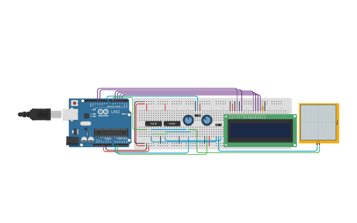 Circuit design Function Generator - Tinkercad