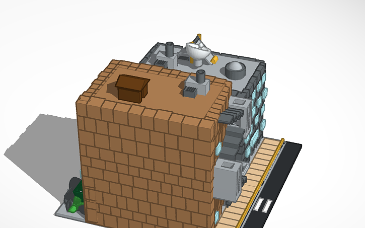 3D design buildings - Tinkercad