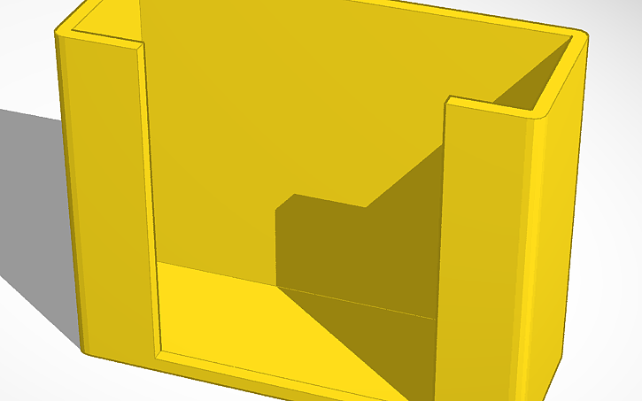 3D design air conditioner remote control holder - Tinkercad