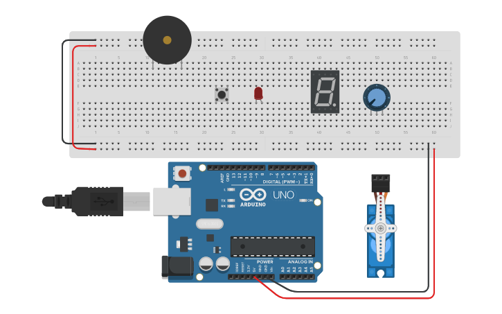 Circuit design Alarm Clock Starter File - Tinkercad