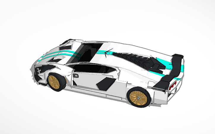 Lamborghini Sian FKP37 ED | Tinkercad