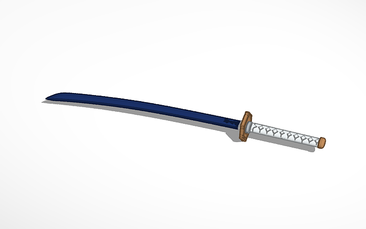 3D design Giyyu Sword Demon slayer - Tinkercad