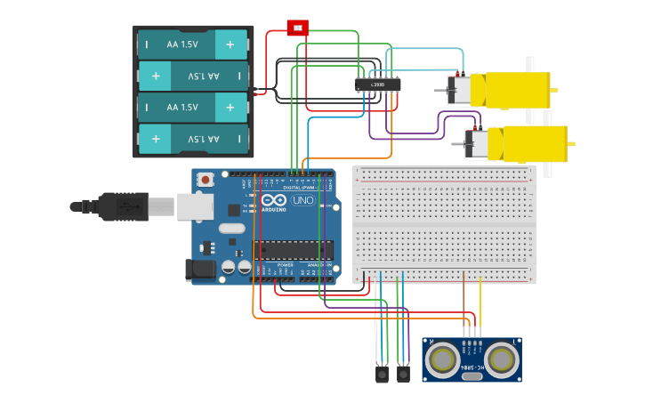 Circuit design Projeto - Tinkercad