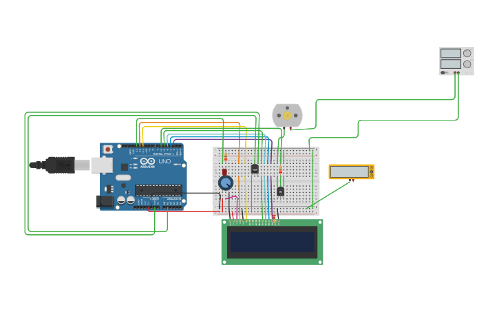 Circuit design Copy of Copy of PID Control Temperatura - Tinkercad
