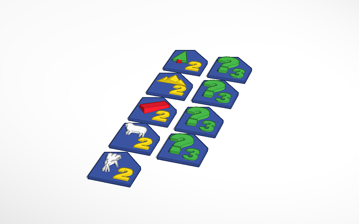 3D design Catan port tiles | Tinkercad