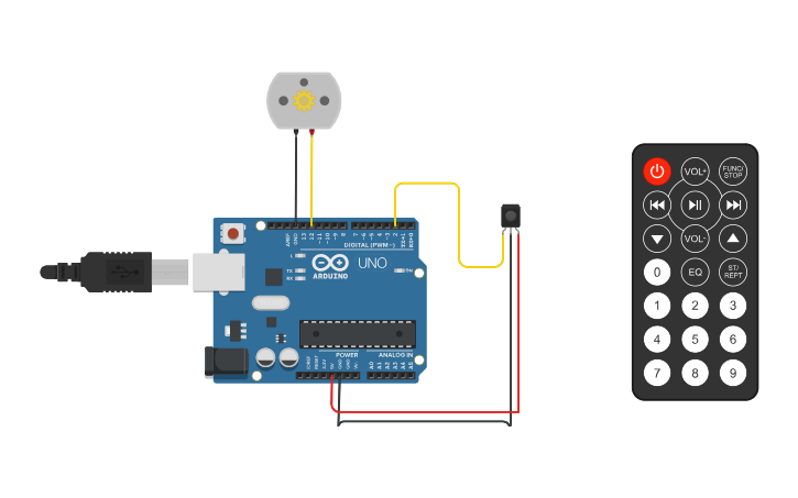 Circuit design Program 9: Infrared Sensor (IR sensor) - Tinkercad