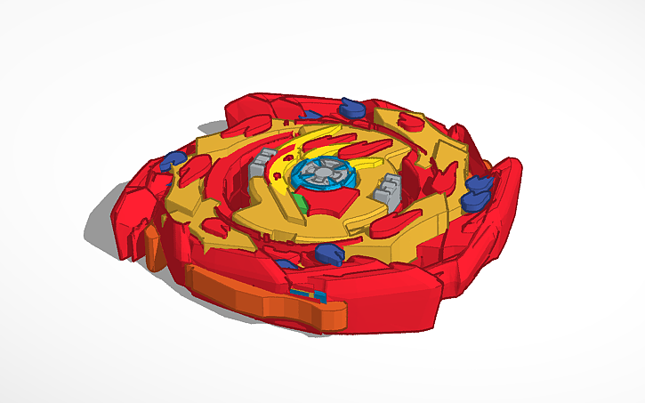 3D design Beyblade Burn Hyperion Tinkercad 3D design Beyblade Burn Hyperion Tinkercad