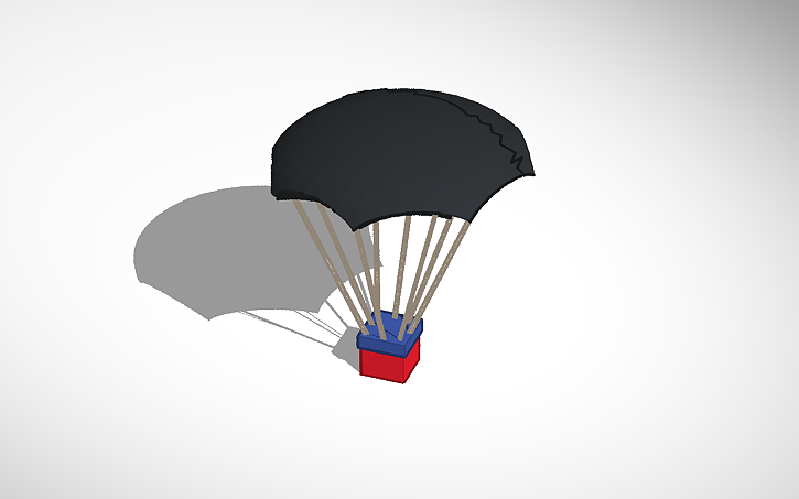 3D design Parachute - Tinkercad