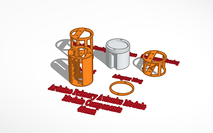 3D design Arduino Avionics Bay | Tinkercad
