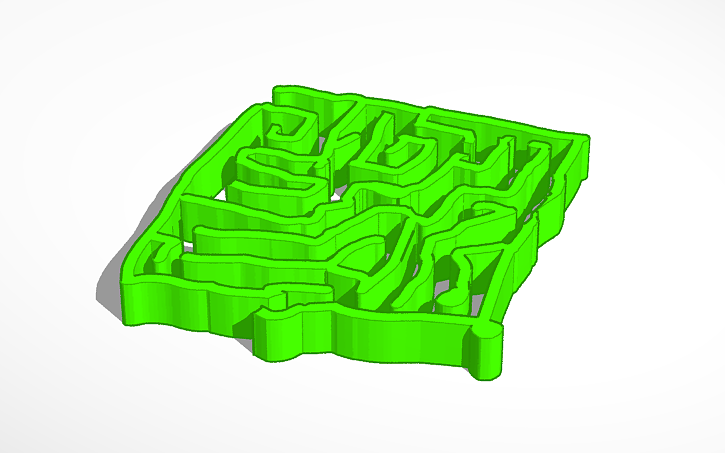 3D design Maze | Tinkercad