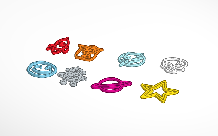 3D design charms - Tinkercad