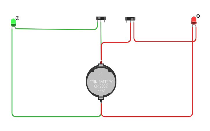 Circuit design Controlando o led com 2 botões - Tinkercad