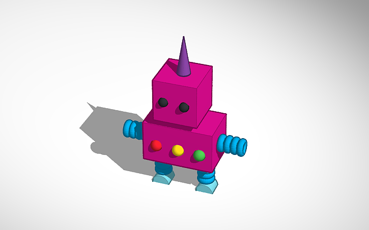 3D design ROBOT - Tinkercad