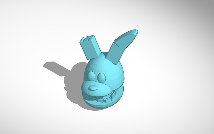 3D design Springtrap head - Tinkercad