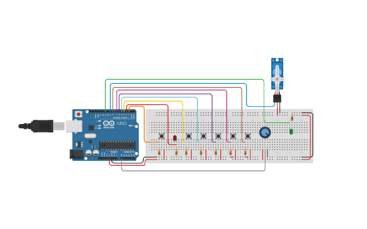 Circuit design Circuito de Clase | Tinkercad