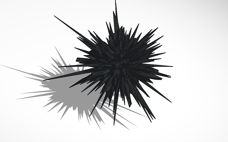 3D design spiky ball - Tinkercad