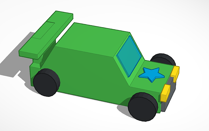 3D design A car. Tinkercad