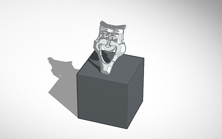 3D design scp-035 The Possessive Mask - Tinkercad