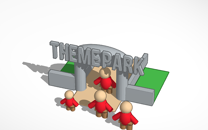 3D design theme park - Tinkercad