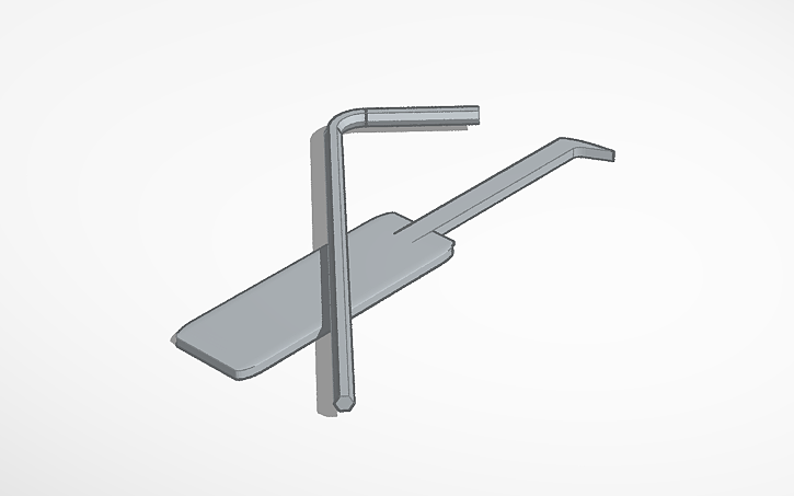 Lockpick Design 3D design Doors Lockpicks - Tinkercad