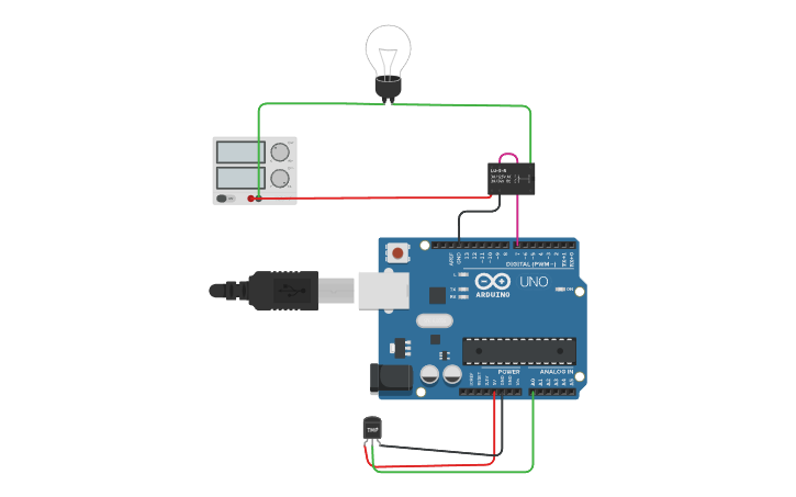 Relay Module In Tinkercad Circuit design Working with Relay Module - GUIDAYAWAN - Tinkercad