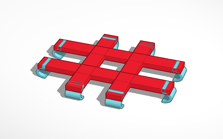 3D design Snap-On Case (Tick-Tac-Toe) | Tinkercad