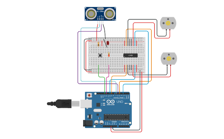 Circuit design SISTEMA DE RIEGO AUTOMATICO - Tinkercad