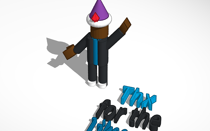 My Roblox Character Mess Up But Still A Post Tinkercad - 3d design my roblox character in a great pose tinkercad