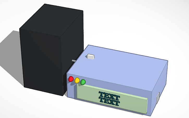 3D design Esquema Controlador Arduino - Tinkercad