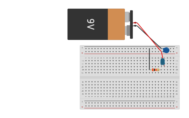 Circuit design Circuito c/ capacitor - Tinkercad