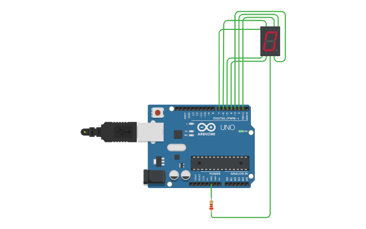 Circuit design Display - Tinkercad