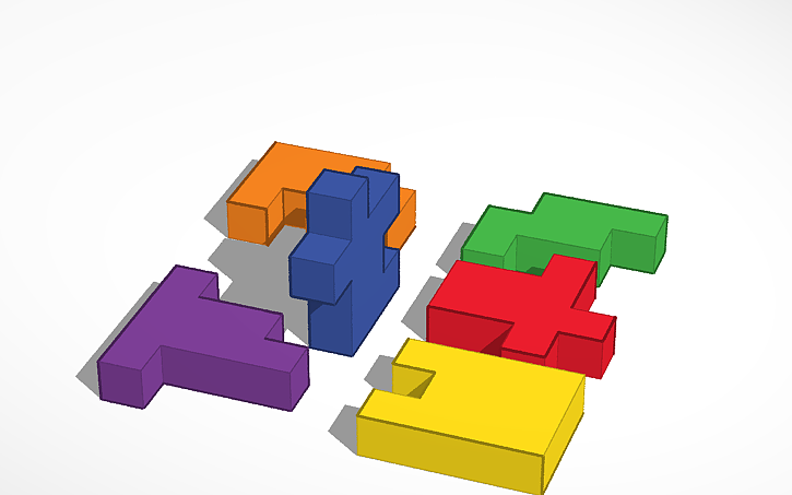 3D Design Printable Puzzle Cube Tinkercad