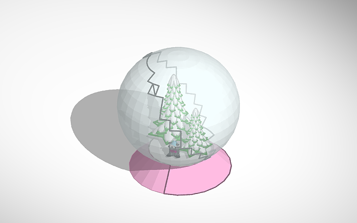 3D design Snow Globe ️ | Tinkercad