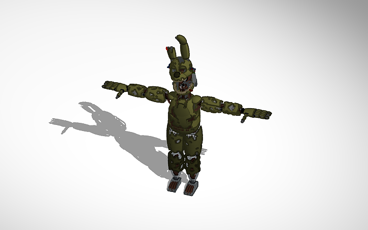 3D design Springtrap - Tinkercad