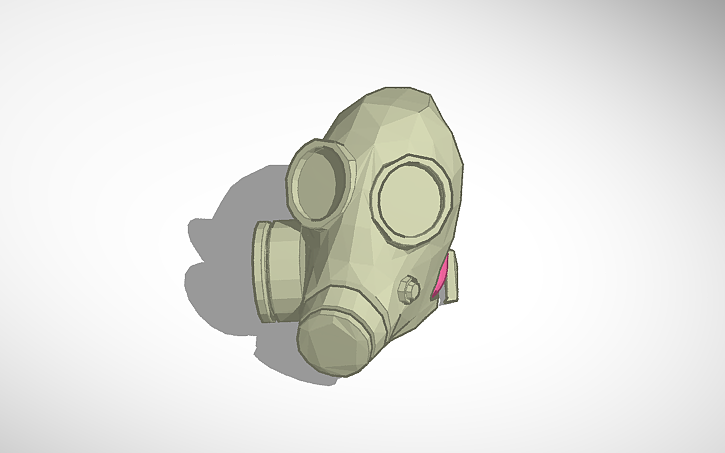 3D design Lego Tf2 Pyro head - Tinkercad