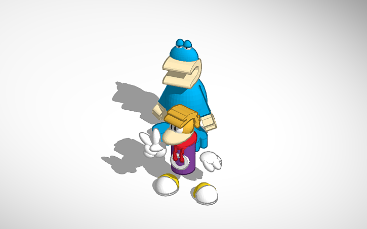 3D design Rayman and Globox | Tinkercad