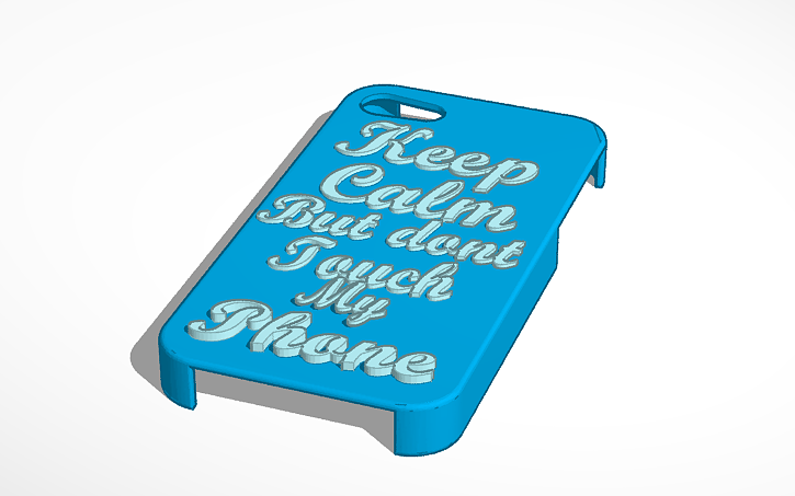 3D design Iphone case - Tinkercad