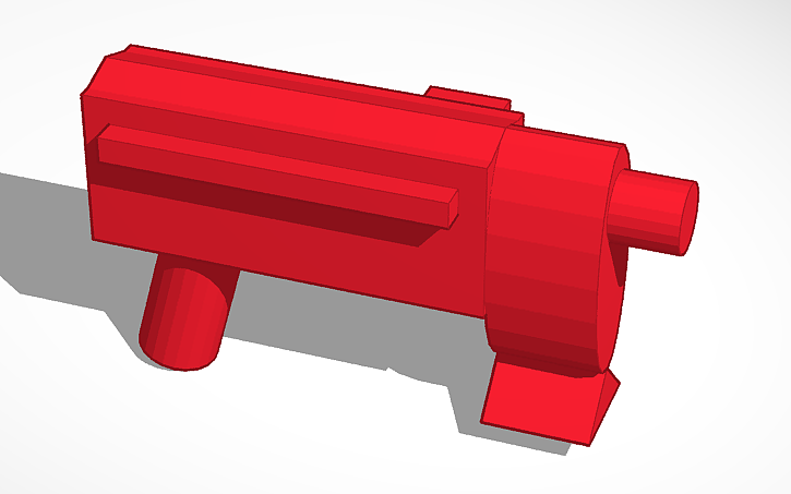 3D design LEGO STAR WARS DC17M Tinkercad